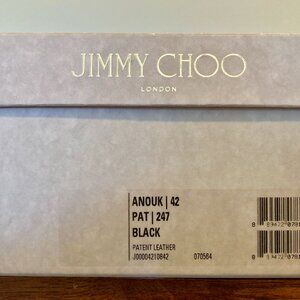 Jimmy Choo "Anouk", Black Patent EU Size 42